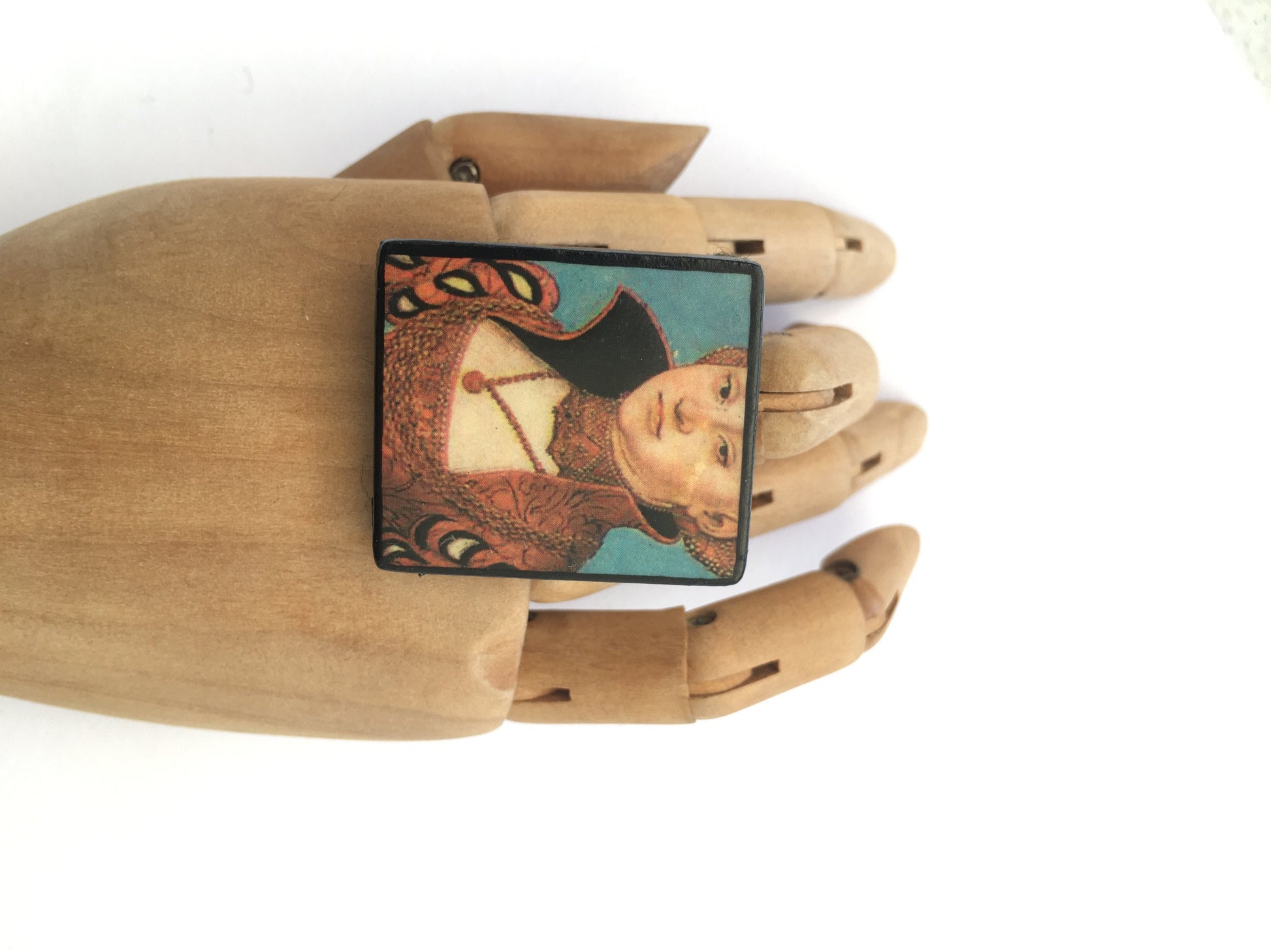 Museum-Inspired Sustainable Rings German Renaissance, statement art ring Obljewellery