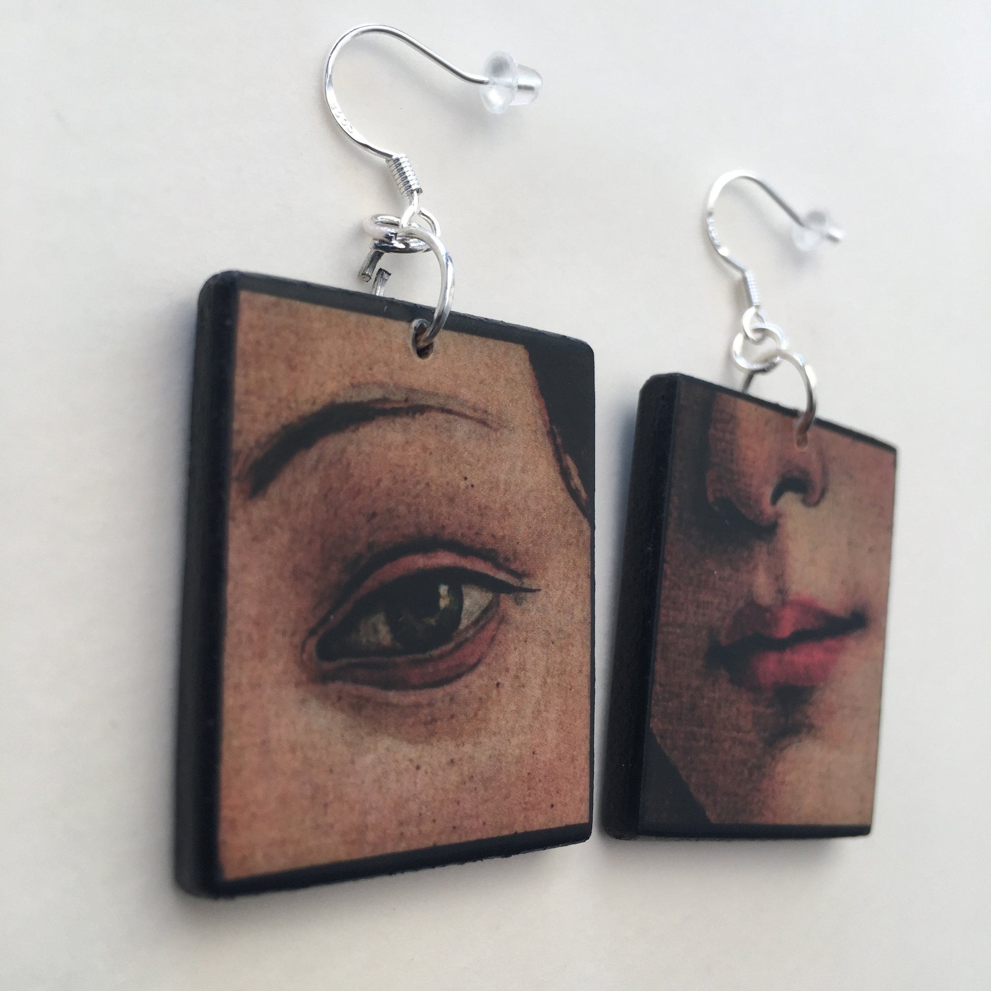 Museum-Inspired Sustainable Earrings Botticelli, The Birth of Venus Earrings Obljewellery