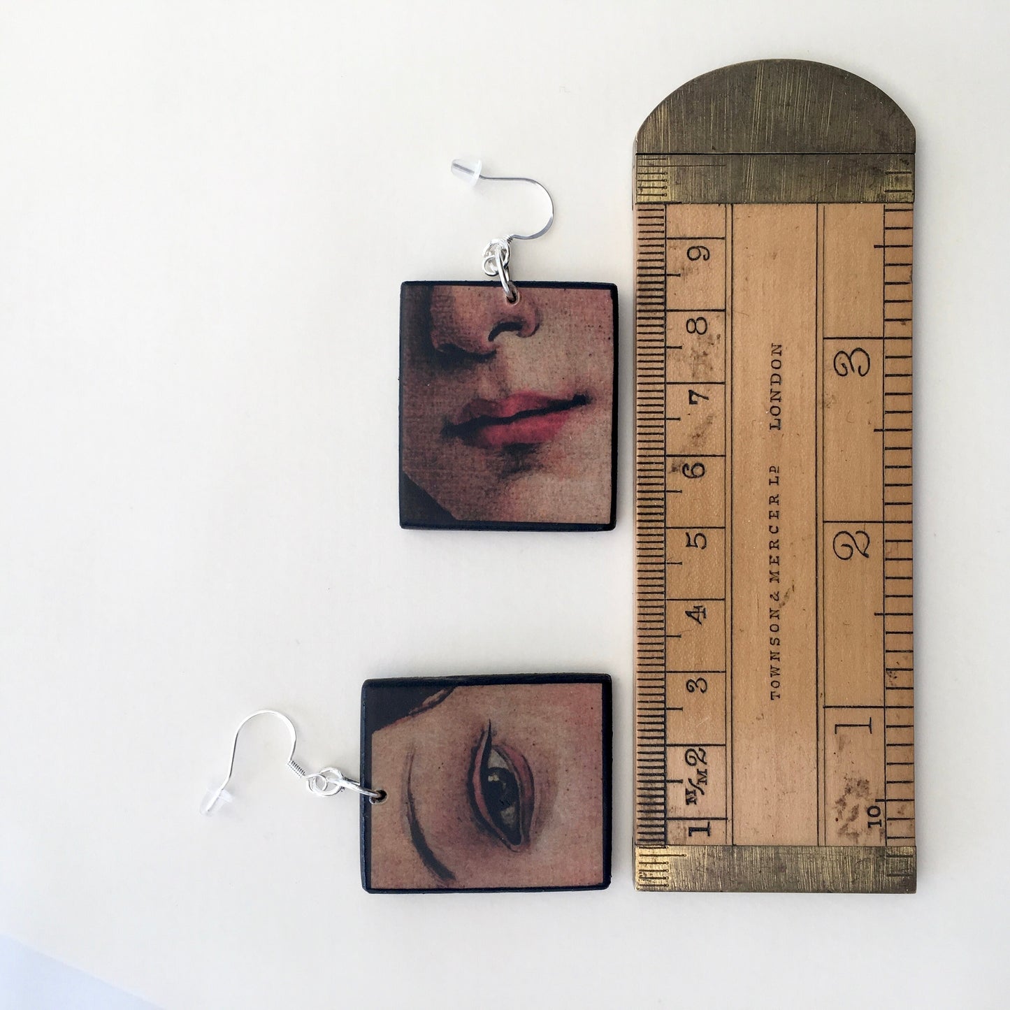 Museum-Inspired Sustainable Earrings Botticelli, The Birth of Venus Earrings Obljewellery