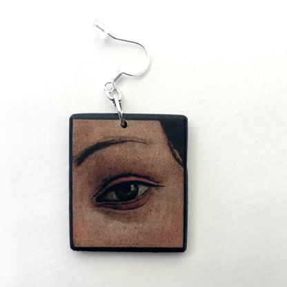 Museum-Inspired Sustainable Earrings Botticelli, The Birth of Venus Earrings Obljewellery