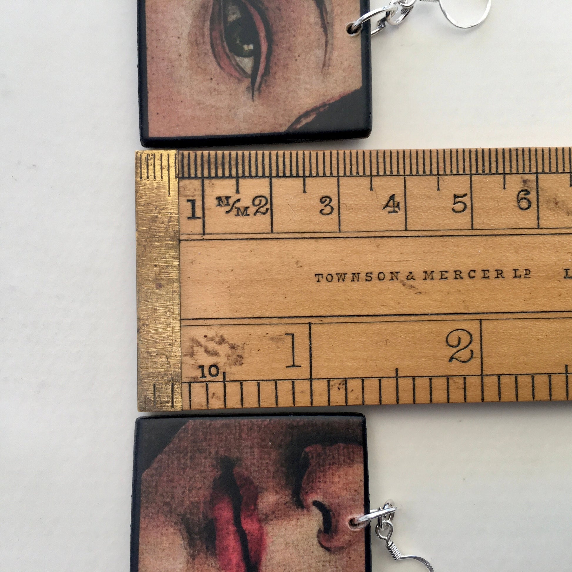 Museum-Inspired Sustainable Earrings Botticelli, The Birth of Venus Earrings Obljewellery