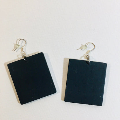 Museum-Inspired Sustainable Earrings Jan Van Eyck mismatched art earrings Obljewellery