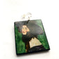 Gustav Klimt, Portrait of a Lady, green earrings.