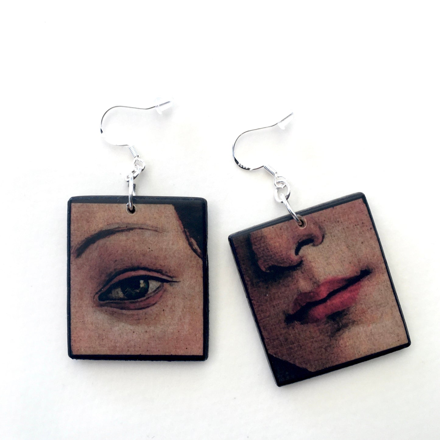 Museum-Inspired Sustainable Earrings Botticelli, The Birth of Venus Earrings Obljewellery