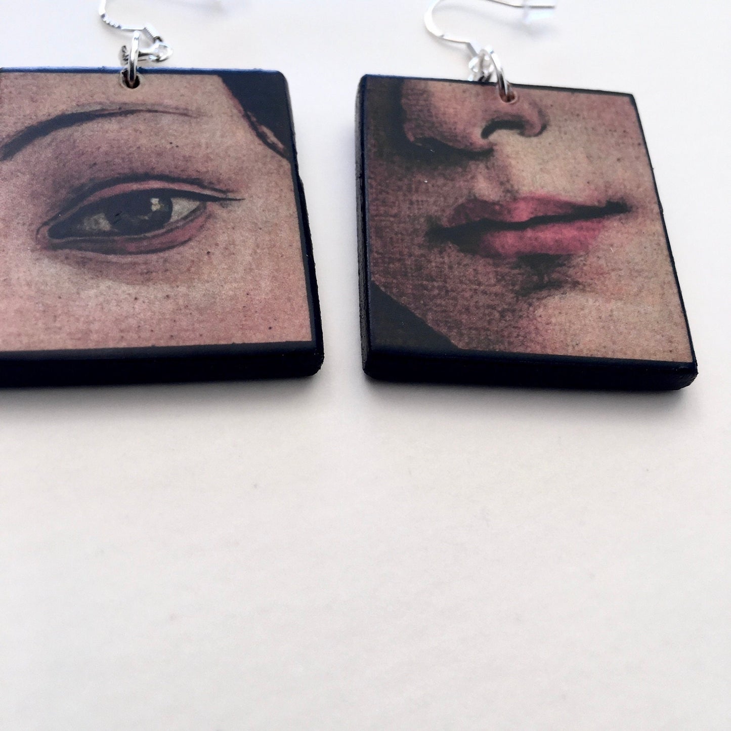 Museum-Inspired Sustainable Earrings Botticelli, The Birth of Venus Earrings Obljewellery
