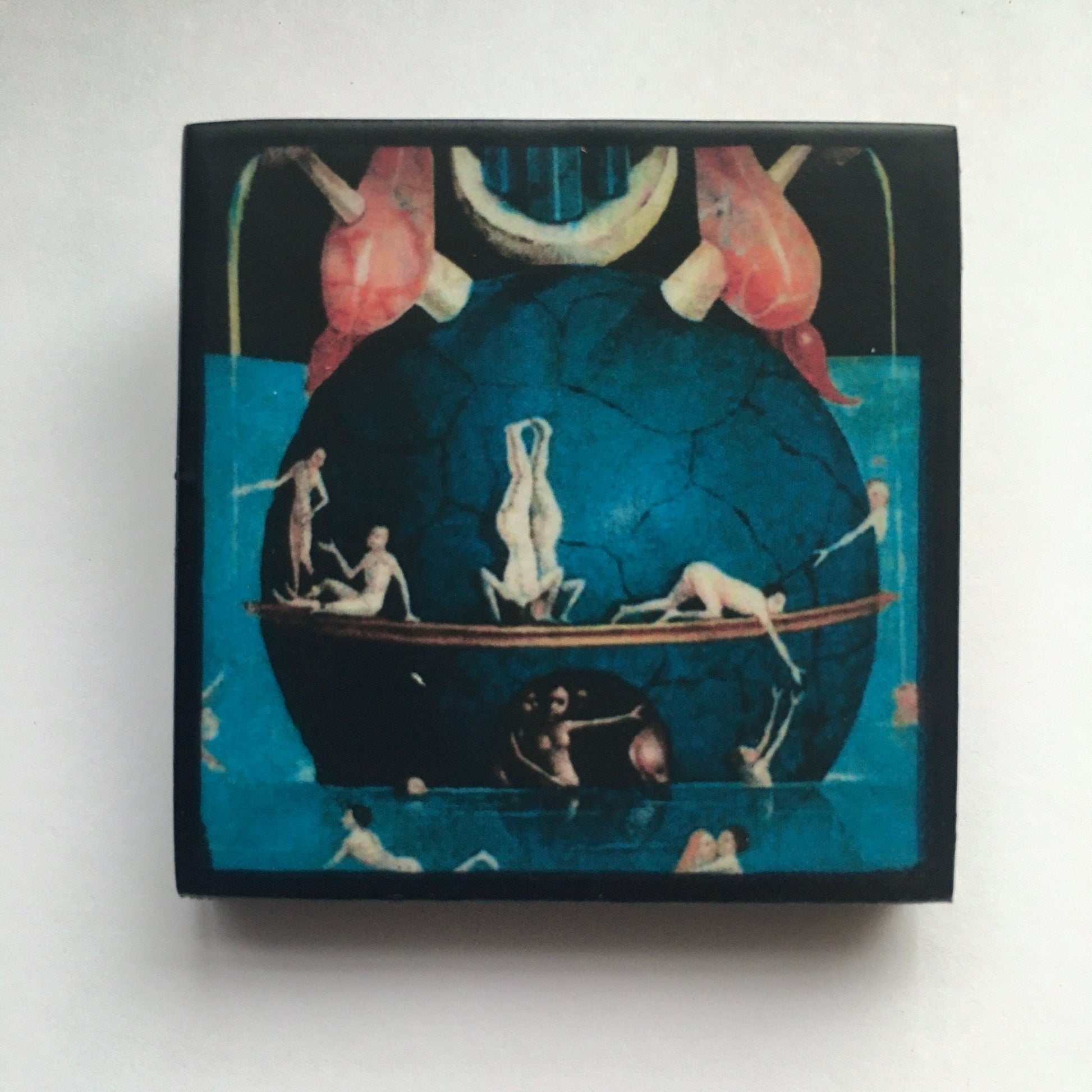 Museum-Inspired Sustainable Brooches Unisex art brooch inspired by Hieronymus Bosch Obljewellery