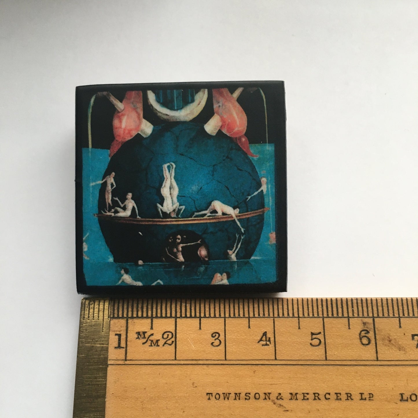 Museum-Inspired Sustainable Brooches Unisex art brooch inspired by Hieronymus Bosch Obljewellery