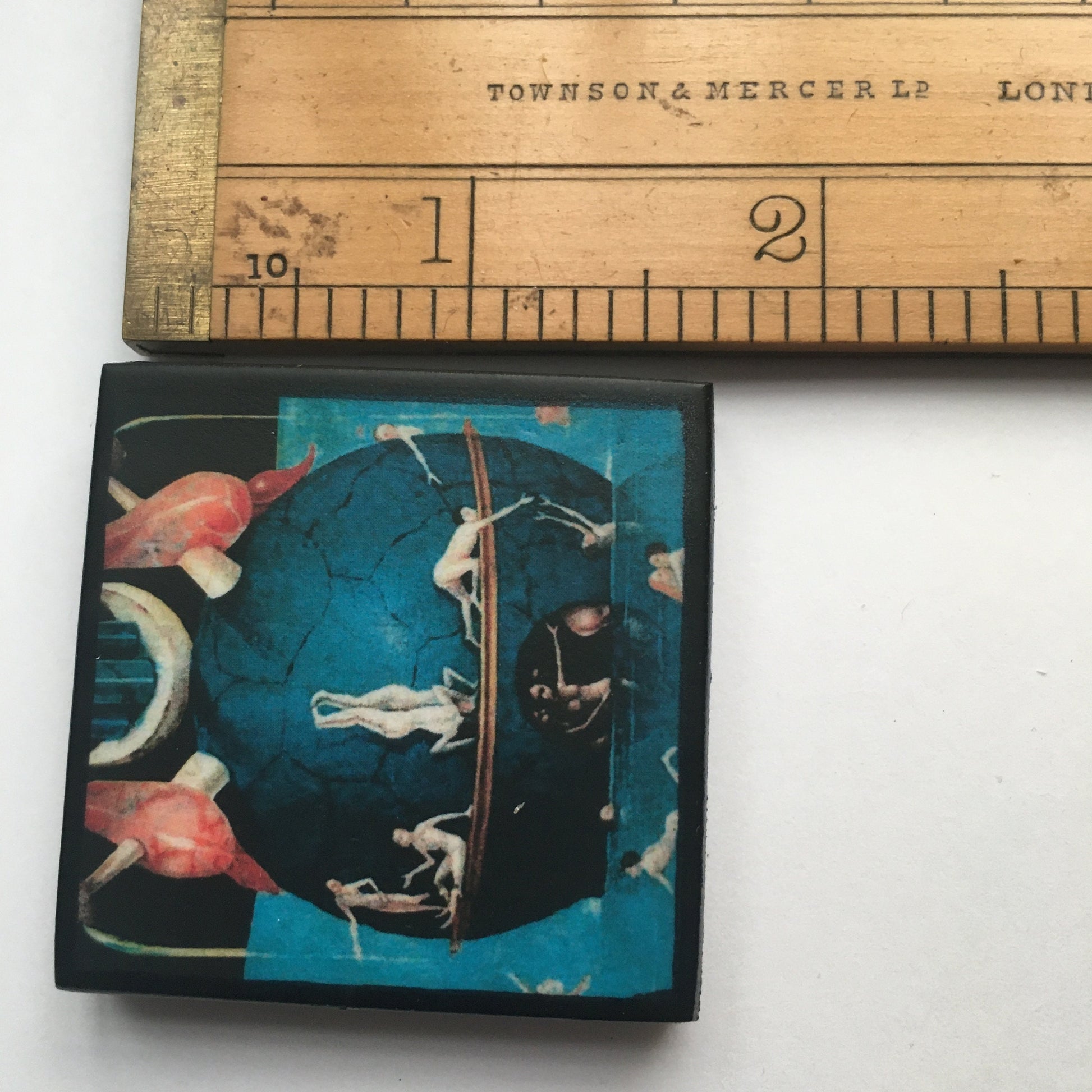 Museum-Inspired Sustainable Brooches Unisex art brooch inspired by Hieronymus Bosch Obljewellery
