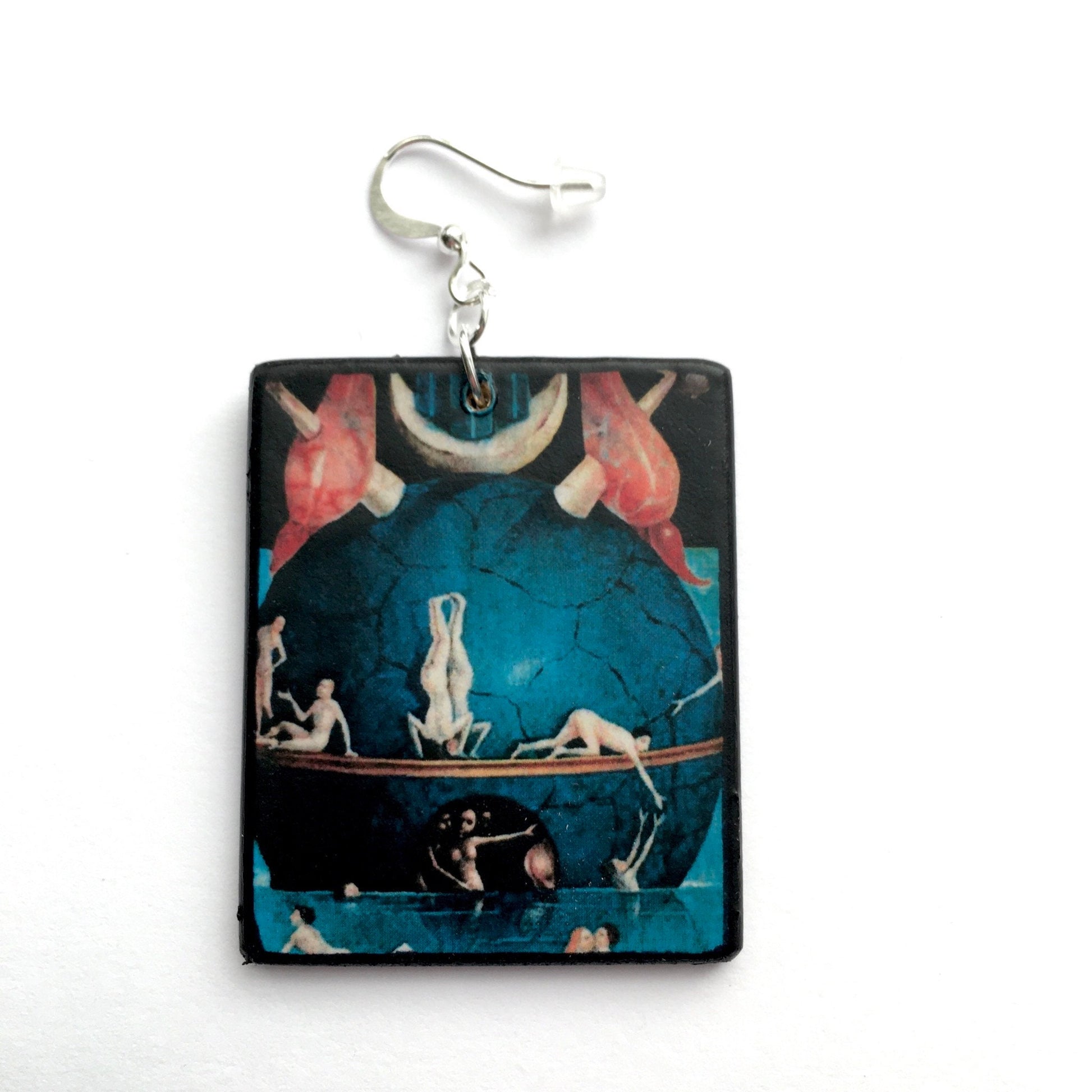 Museum-Inspired Sustainable Earrings Hieronymus Bosch, mix match earrings Obljewellery
