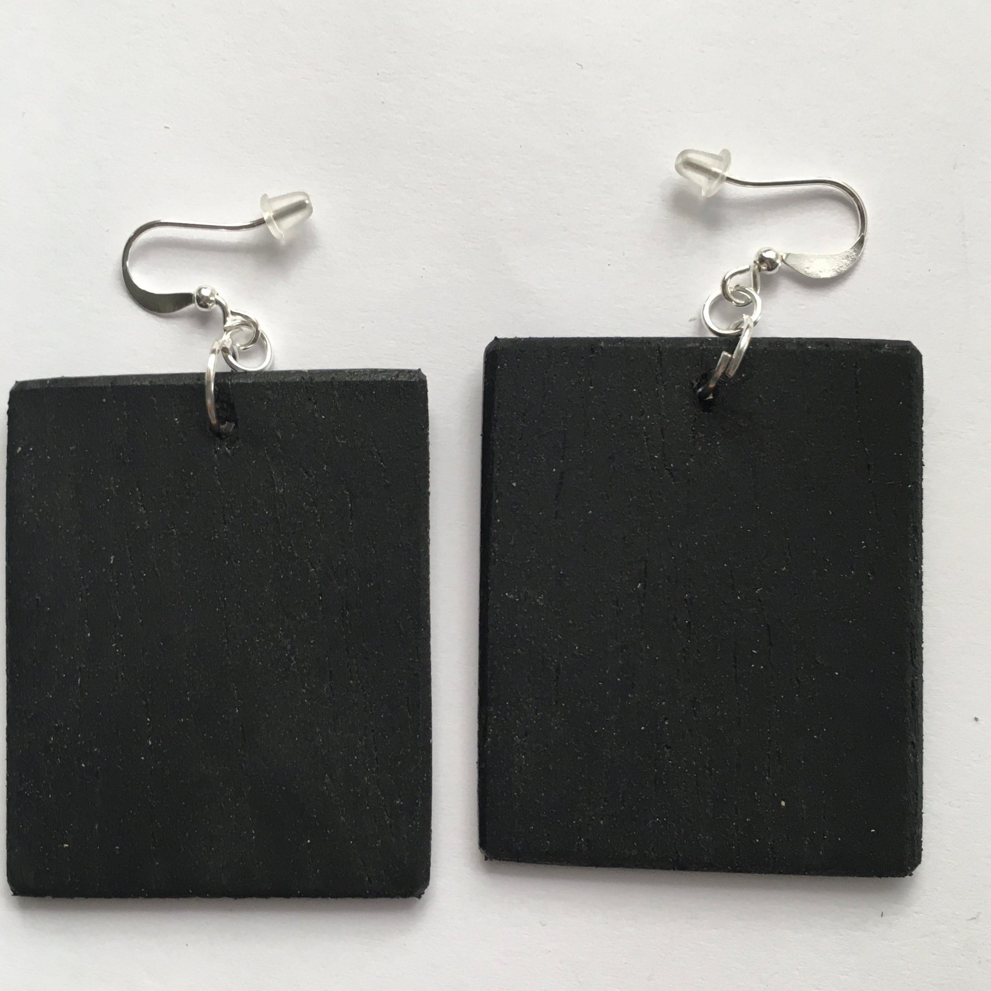 Museum-Inspired Sustainable Earrings Paul Klee, geometric, coloured, wooden art earrings. Birthday gift for her. Obljewellery