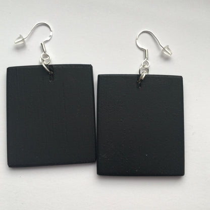 Museum-Inspired Sustainable Earrings Wat is dada? Theo Van Doesburg inspired earrings Obljewellery