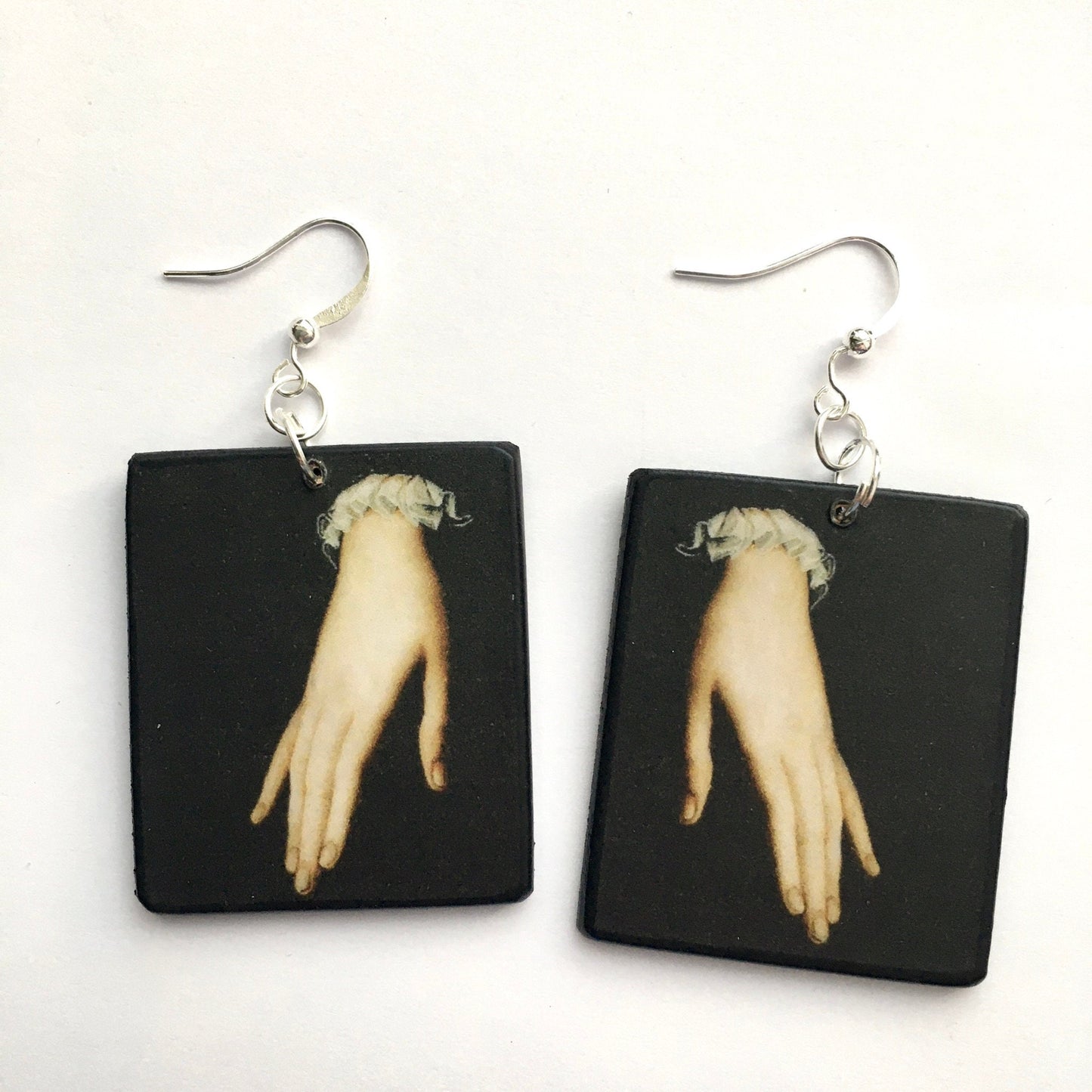 Museum-Inspired Sustainable Earrings Bronzino, Renaissance earrings Obljewellery