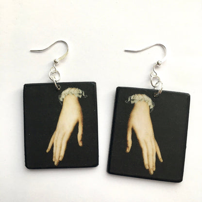 Museum-Inspired Sustainable Earrings Bronzino, Renaissance earrings Obljewellery