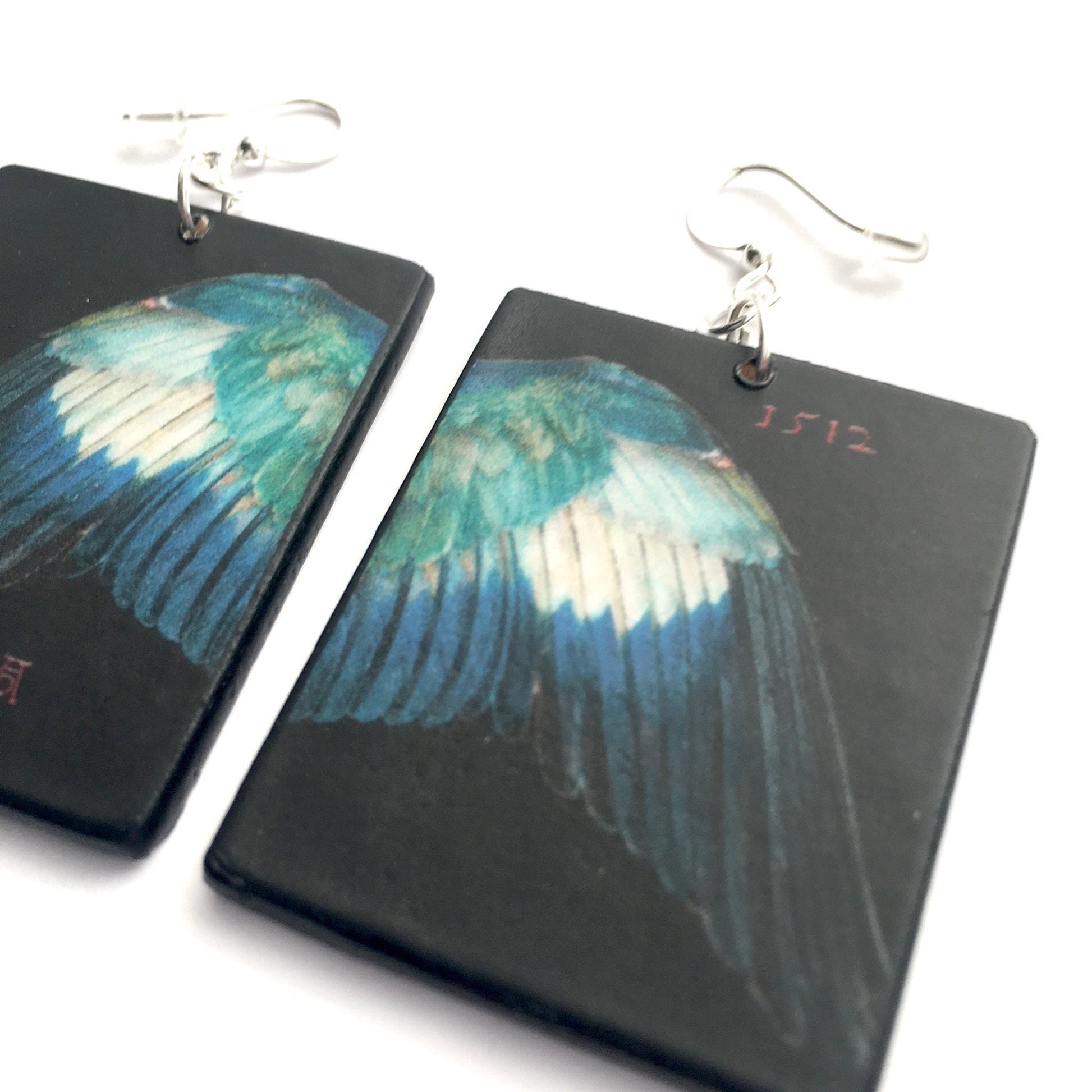 Museum-Inspired Sustainable Earrings Statement art earrings inspired by Albrecht Durer Obljewellery