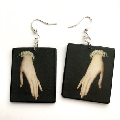 Museum-Inspired Sustainable Earrings Bronzino, Renaissance earrings Obljewellery
