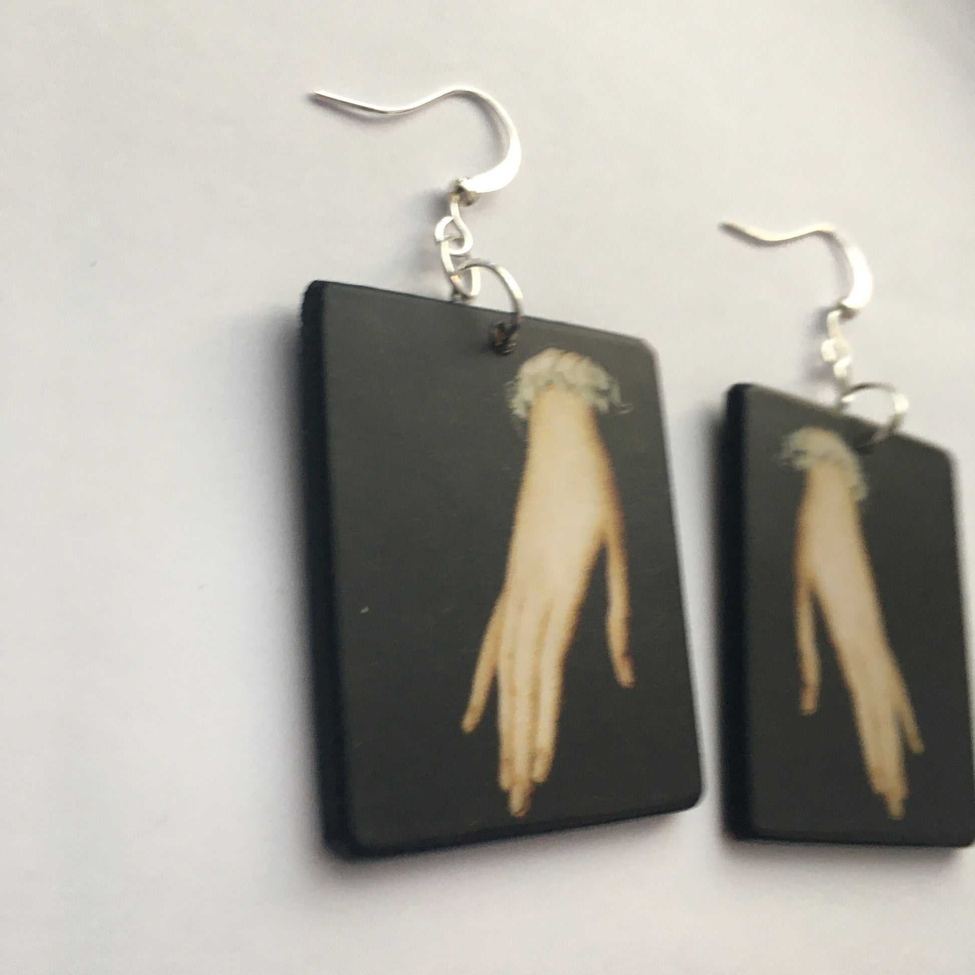 Museum-Inspired Sustainable Earrings Bronzino, Renaissance earrings Obljewellery