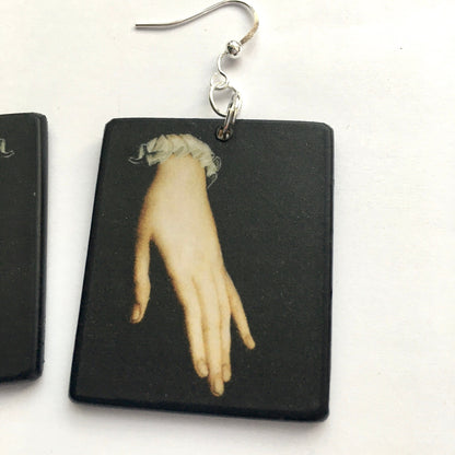 Museum-Inspired Sustainable Earrings Bronzino, Renaissance earrings Obljewellery