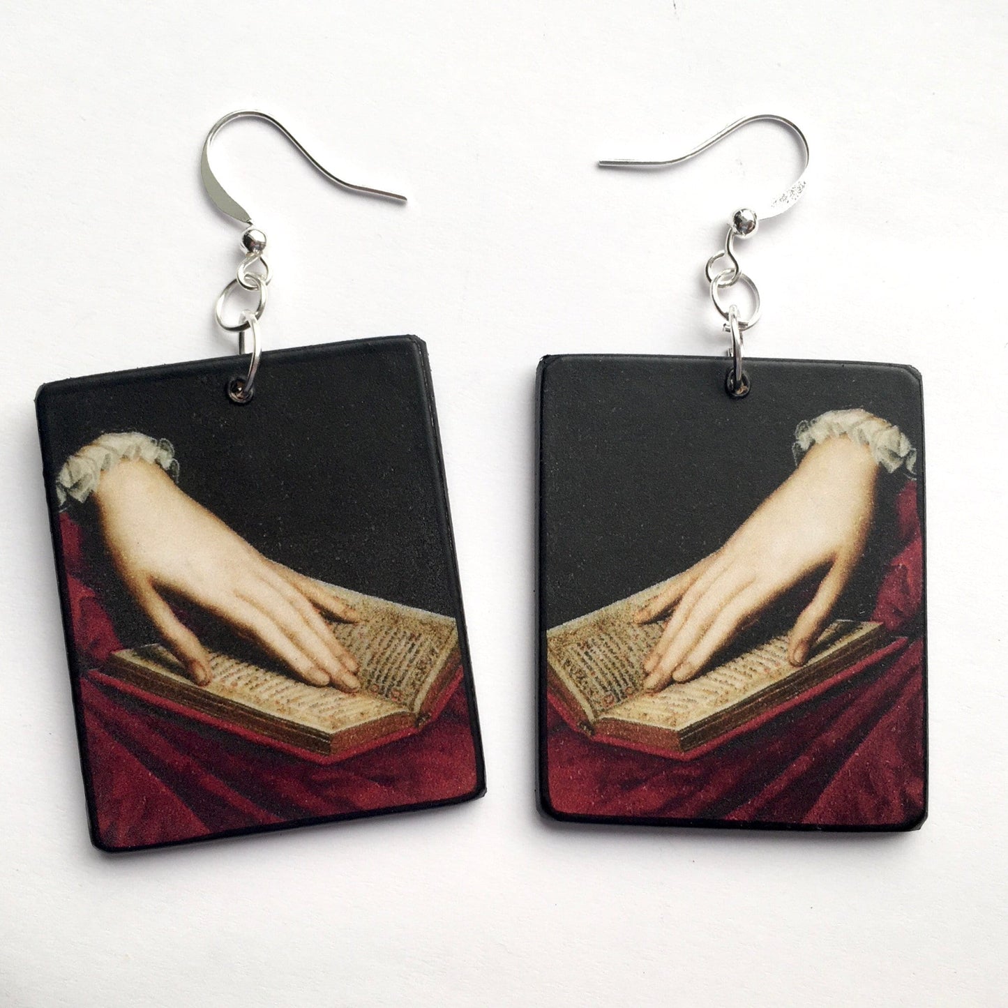 Museum-Inspired Sustainable Earrings Bronzino jewellery. Mismatched earrings. Obljewellery