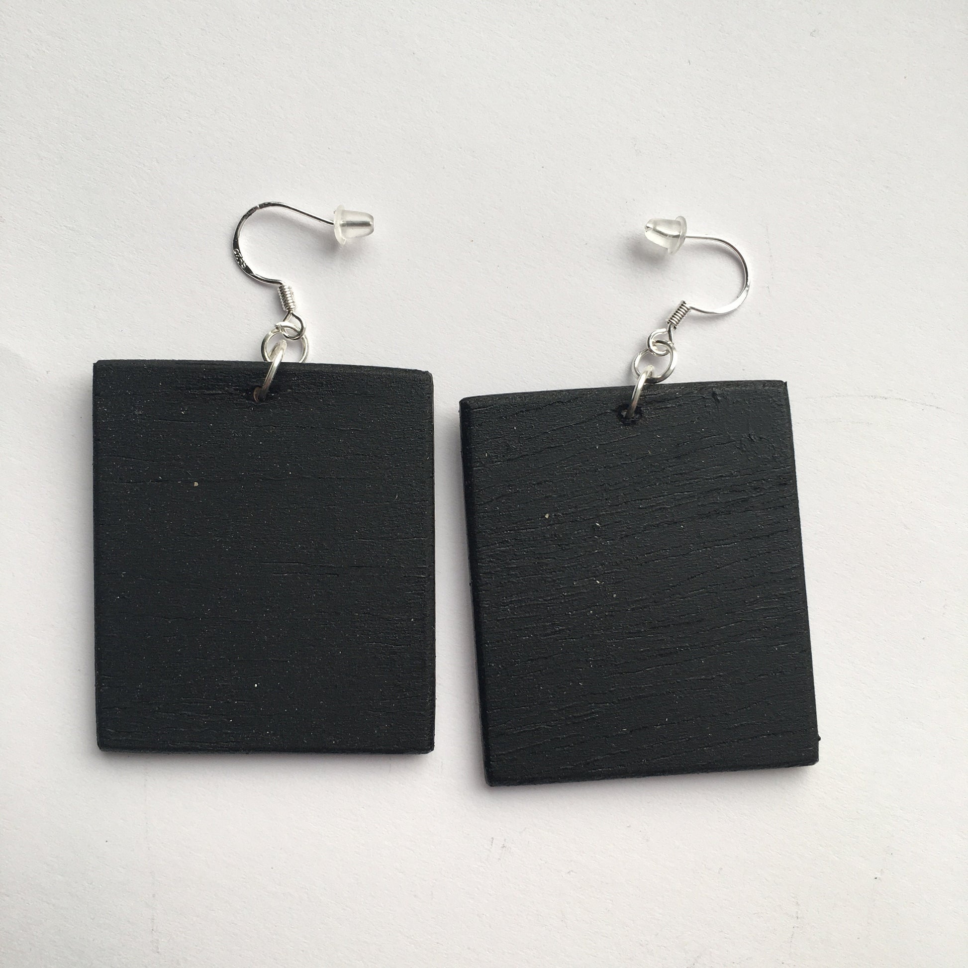 Museum-Inspired Sustainable Earrings Goethe, inspired color wheel art earrings Obljewellery