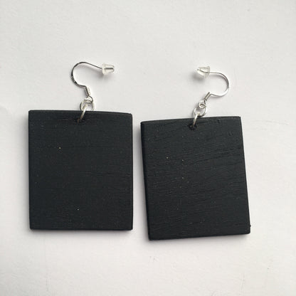 Museum-Inspired Sustainable Earrings Goethe, inspired color wheel art earrings Obljewellery