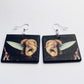 Hieronymus Bosch, gothic style earrings