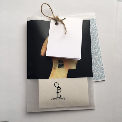 Museum-Inspired Sustainable Earrings Hieronymus Bosch, stud earrings. Sustainable earrings gift. Obljewellery