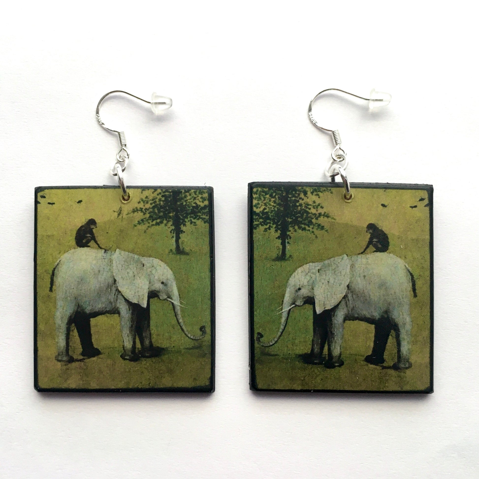Museum-Inspired Sustainable Earrings Earrings inspired by Hieronymus Bosch Obljewellery