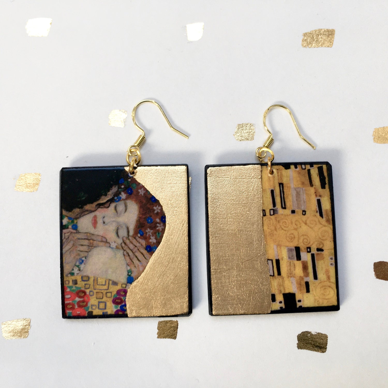 Gold leaf jewellery