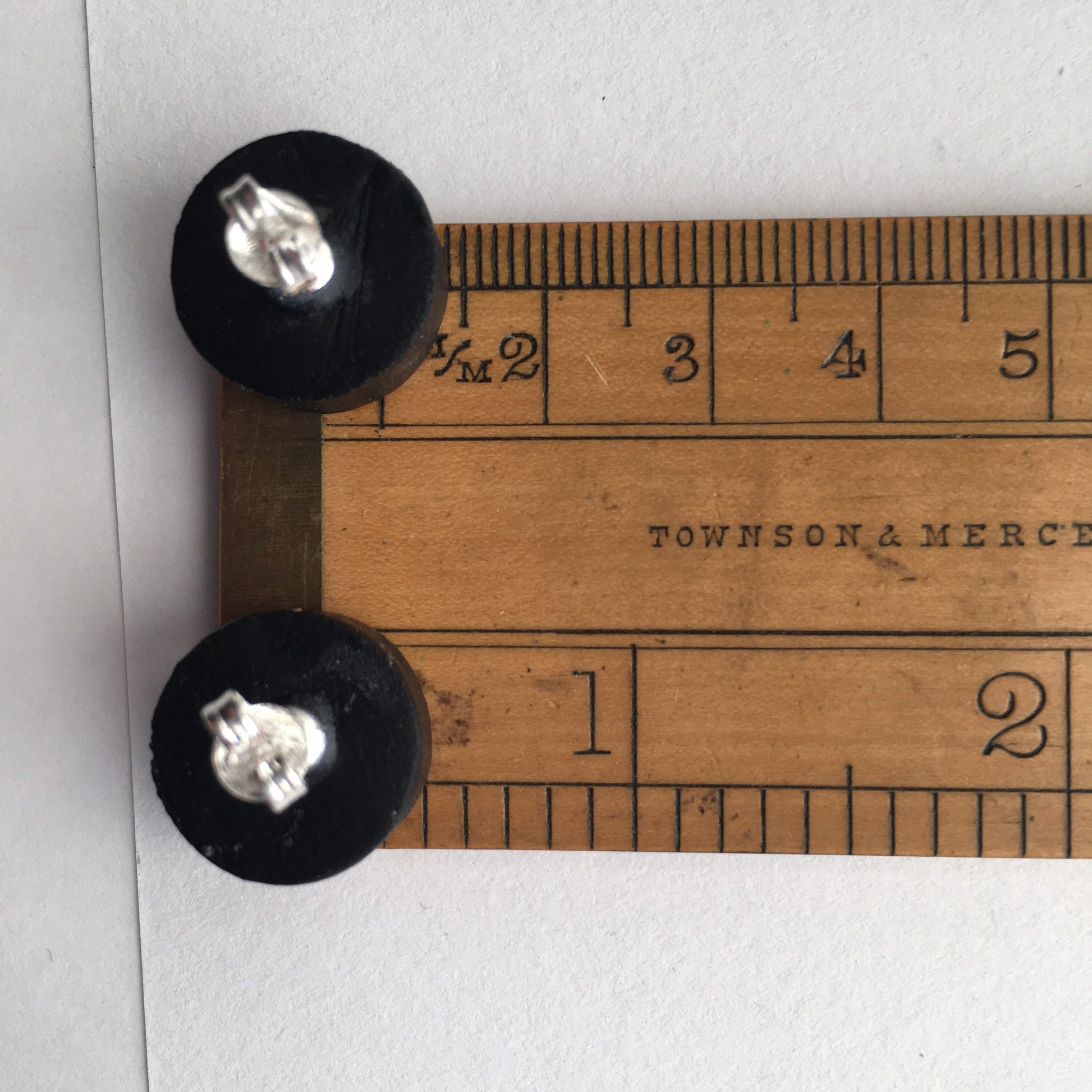 Museum-Inspired Sustainable Earrings Mondrian men’s earrings. Sterling silver and sustainable wood stud earrings. Father’s Day gift. Obljewellery