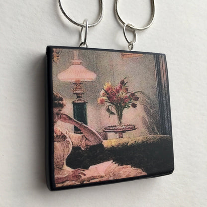 Museum-Inspired Sustainable Necklace Victorian style necklace, sustainable gift. Obljewellery