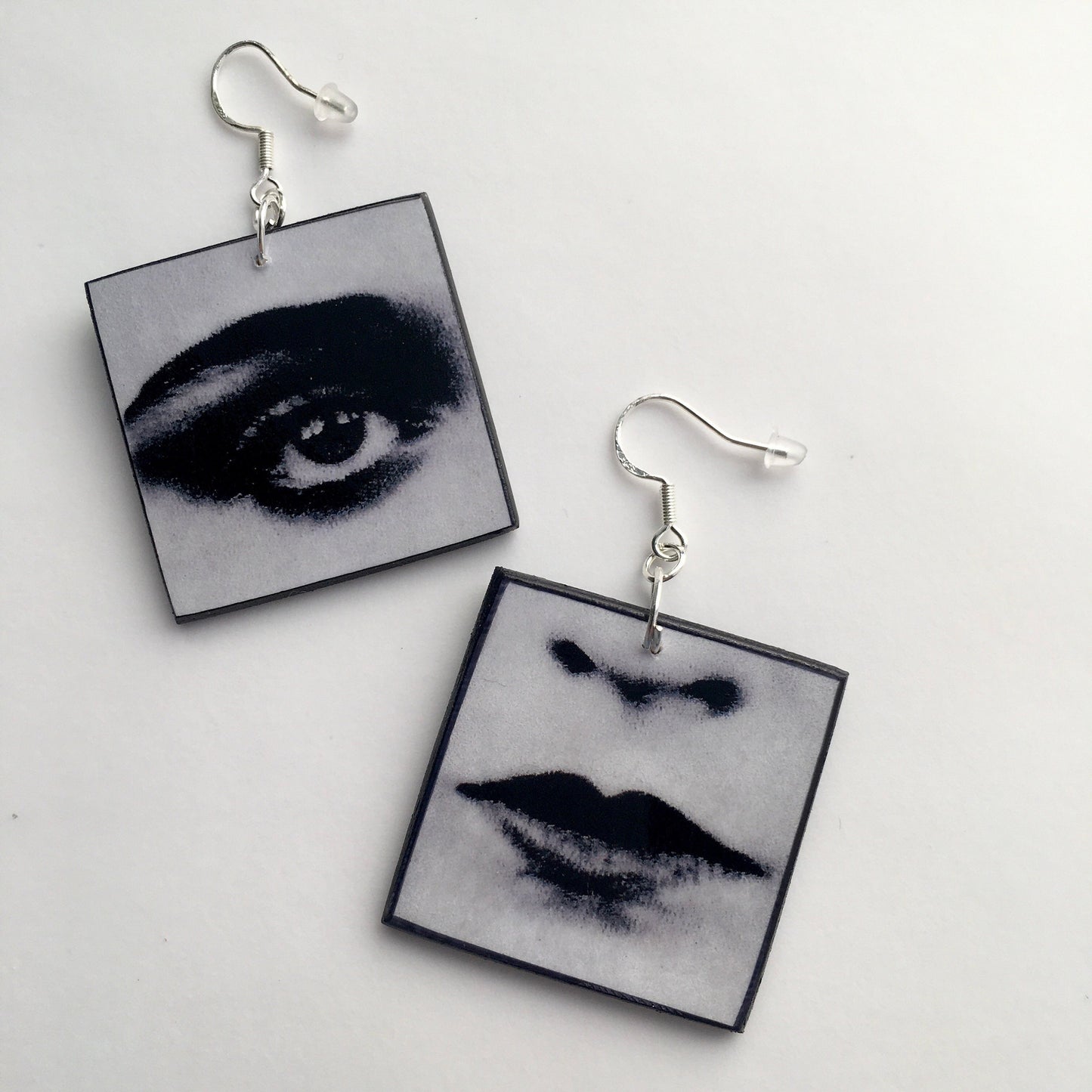Museum-Inspired Sustainable Earrings Pop art earrings inspired by ArtandShadow Obljewellery