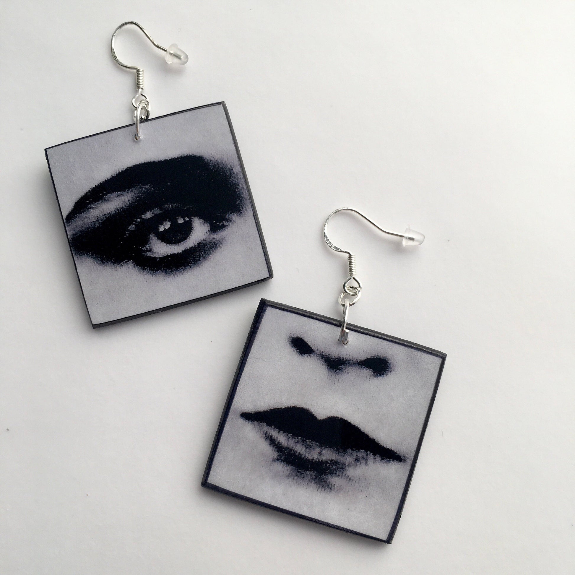Museum-Inspired Sustainable Earrings Pop art earrings inspired by ArtandShadow Obljewellery