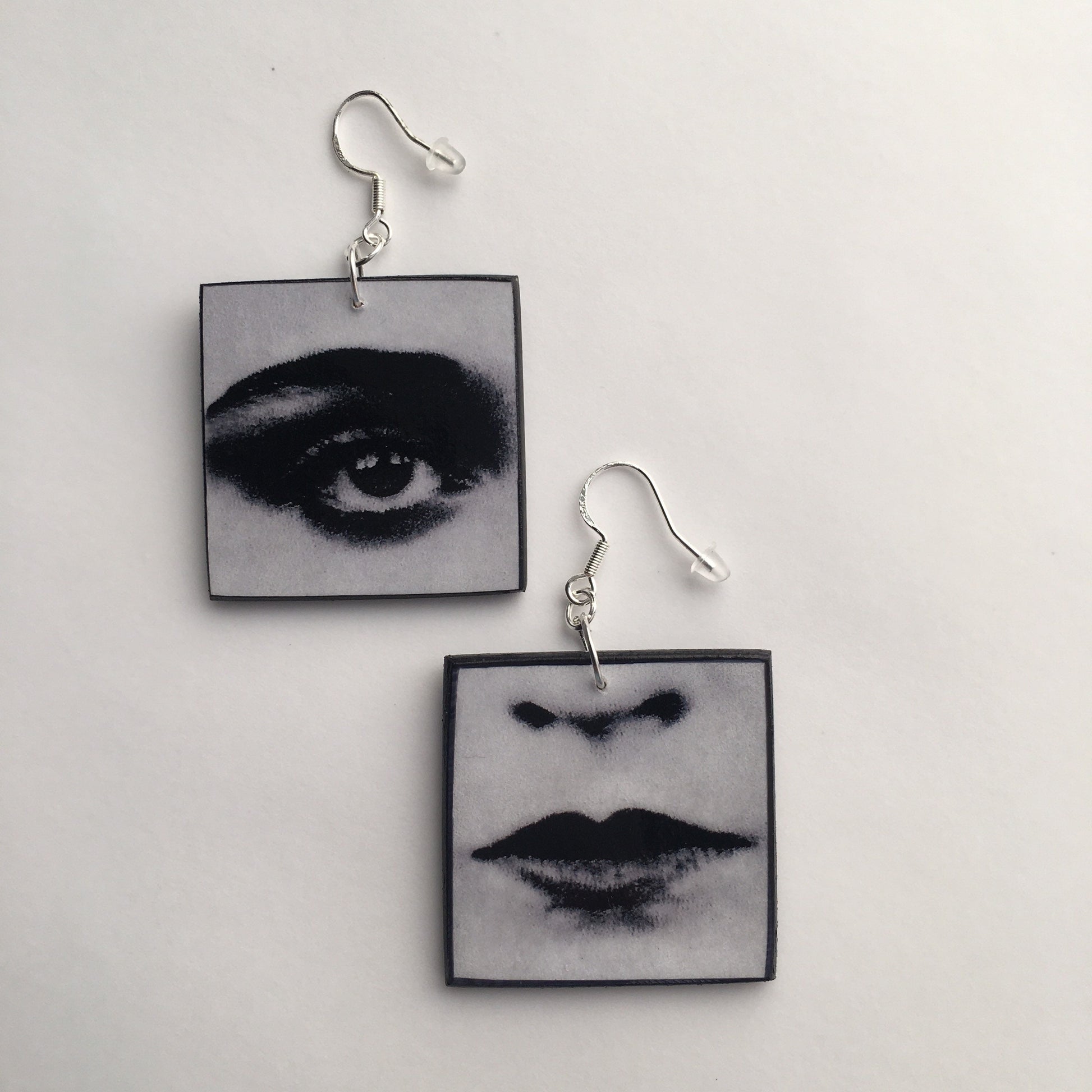 Museum-Inspired Sustainable Earrings Pop art earrings inspired by ArtandShadow Obljewellery