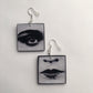 Pop art earrings inspired by ArtandShadow