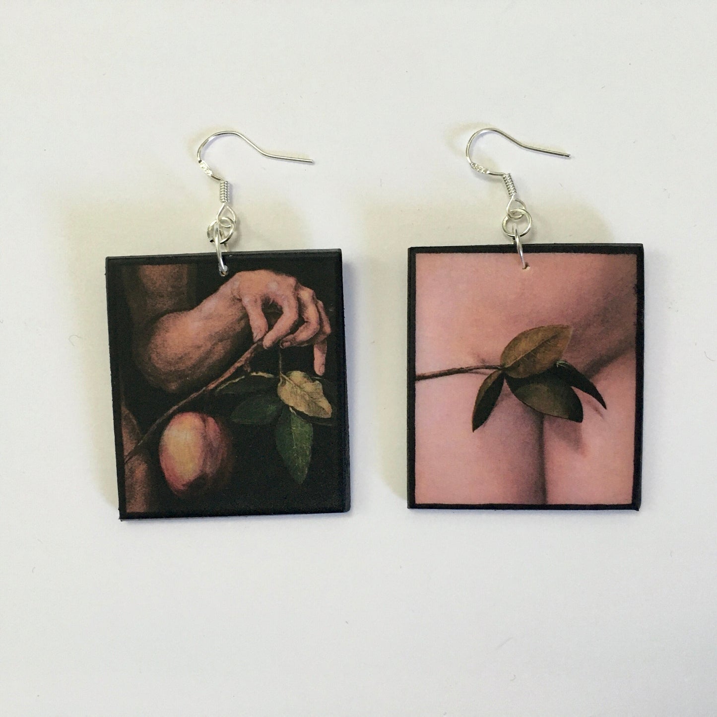 Museum-Inspired Sustainable Earrings Albrecht Durer, Renaissance art inspired earrings. Obljewellery