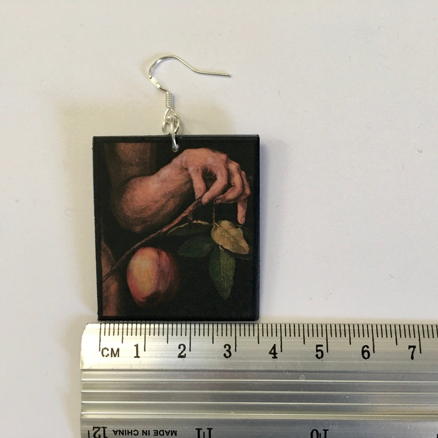 Museum-Inspired Sustainable Earrings Albrecht Durer, Renaissance art inspired earrings. Obljewellery