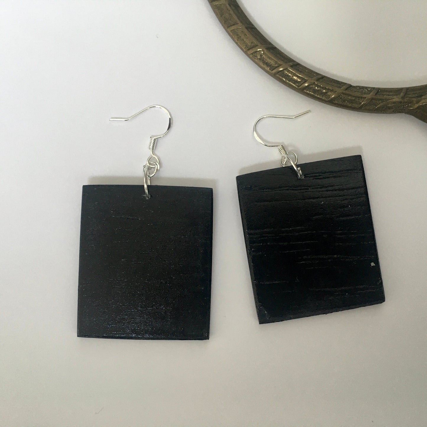 Museum-Inspired Sustainable Earrings Sappho earrings, greek mythology, artsy jewellery. Obljewellery