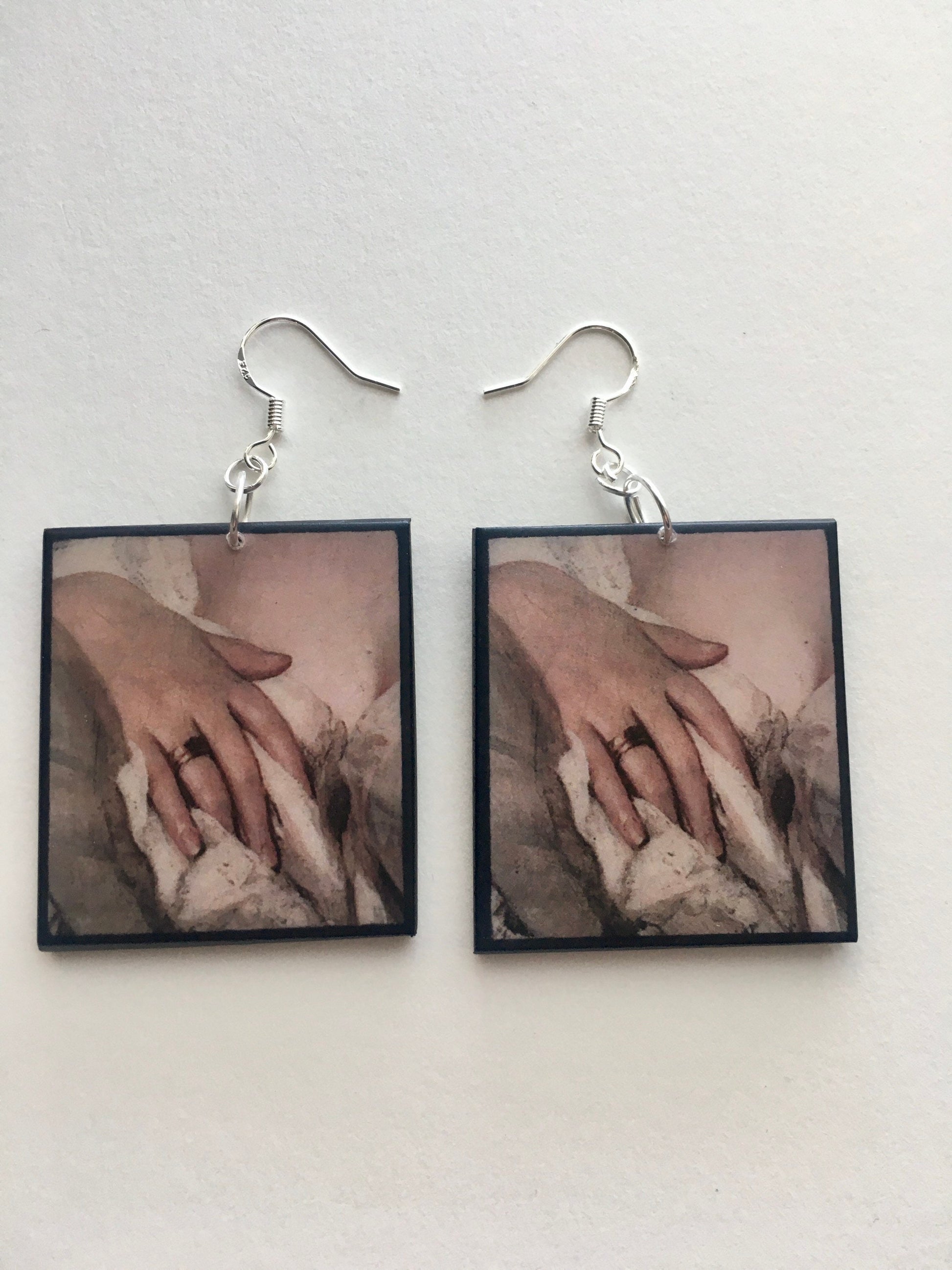 Museum-Inspired Sustainable Necklace Winterhalter Romantic Art Jewellery Set | Lady's Portrait | Necklace and Earrings Obljewellery