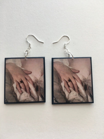 Museum-Inspired Sustainable Necklace Winterhalter Romantic Art Jewellery Set | Lady's Portrait | Necklace and Earrings Obljewellery