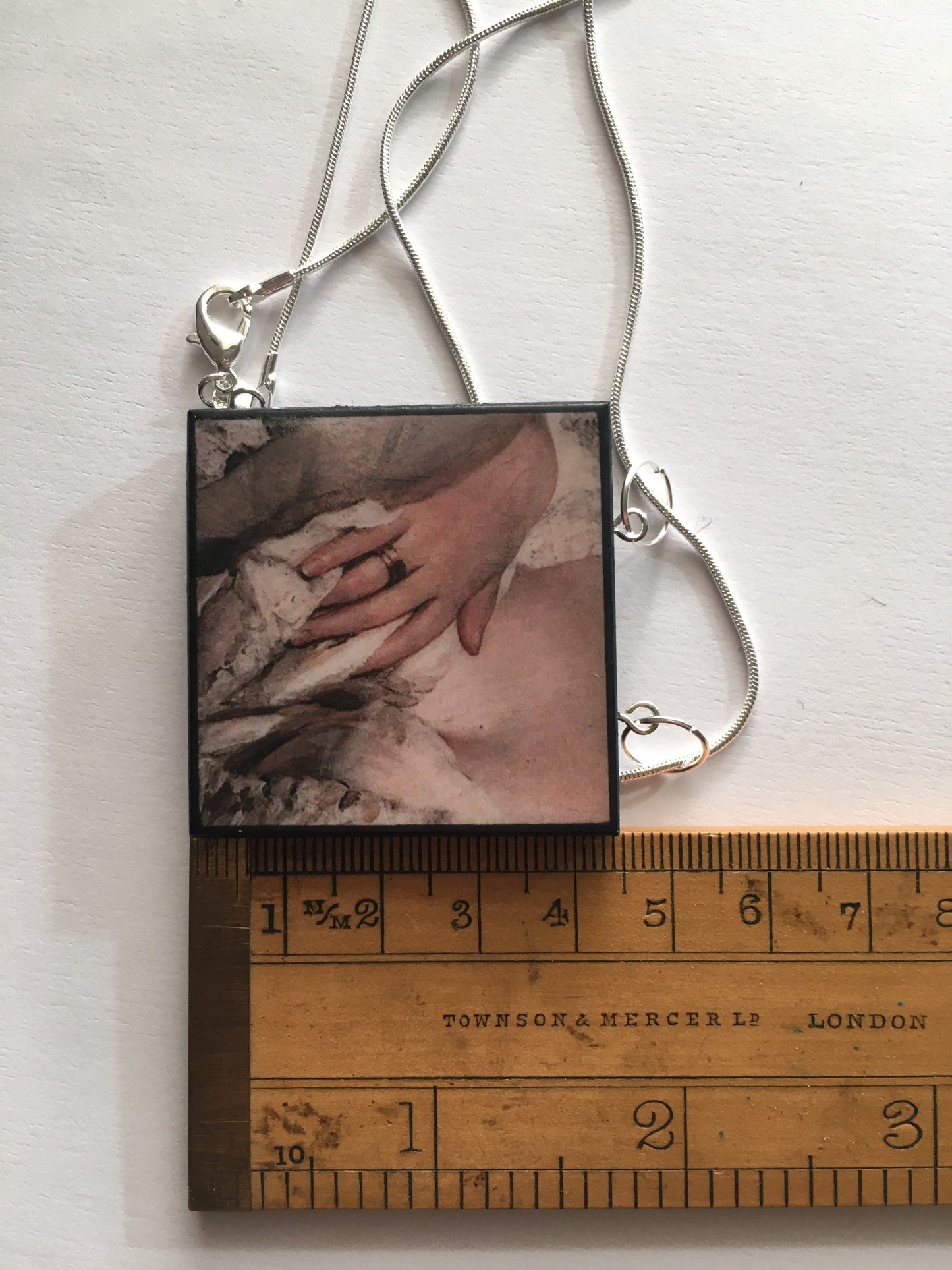 Museum-Inspired Sustainable Necklace Winterhalter Romantic Art Jewellery Set | Lady's Portrait | Necklace and Earrings Obljewellery
