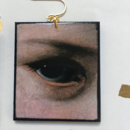 Museum-Inspired Sustainable Earrings Baroque art earrings Obljewellery
