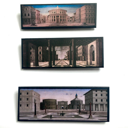 Museum-Inspired Sustainable Brooches The IdealCity of Urbino, Berlin and Baltimore brooches Obljewellery