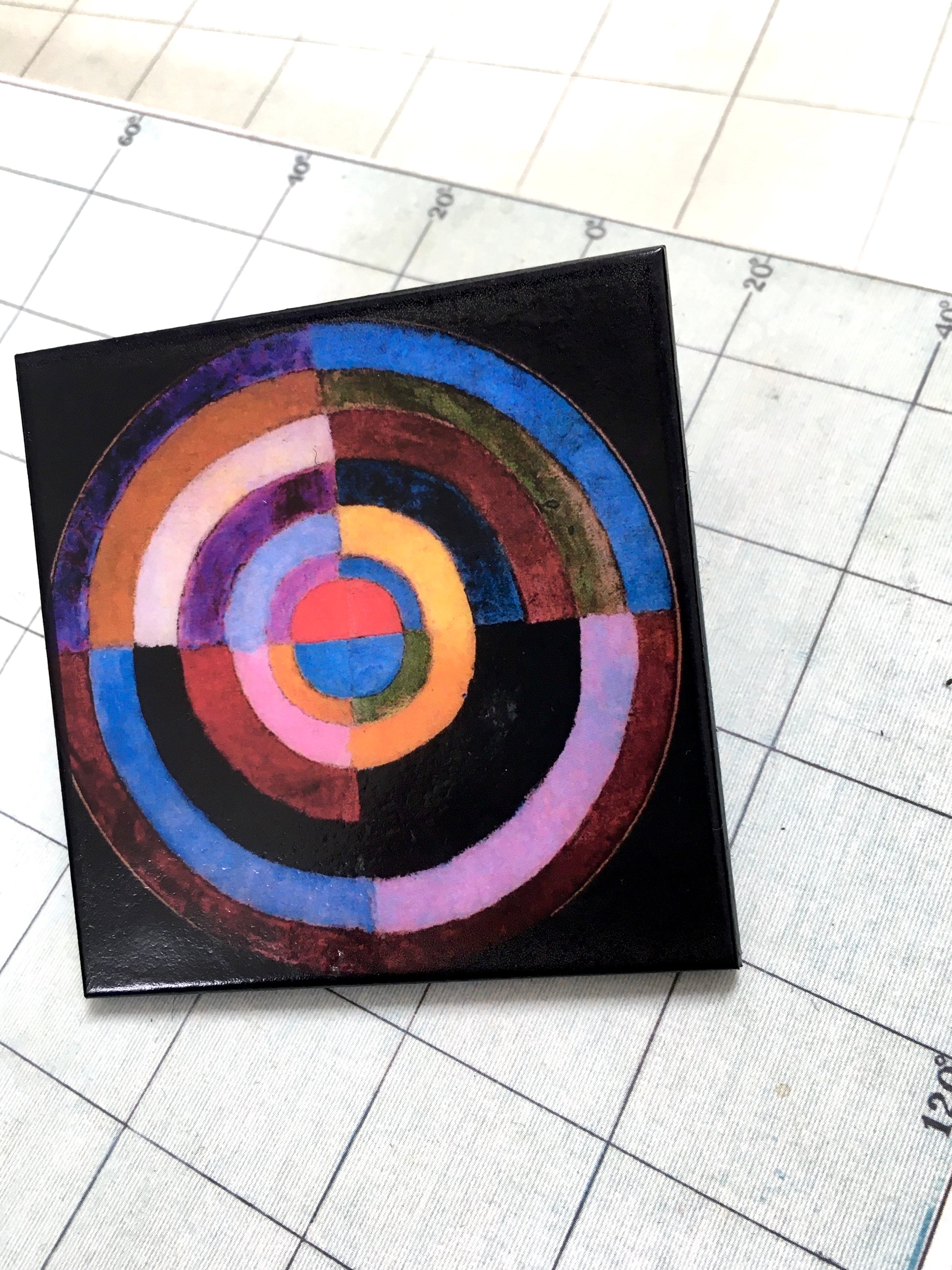 Museum-Inspired Sustainable Brooches Robert Delaunay statement brooch Obljewellery