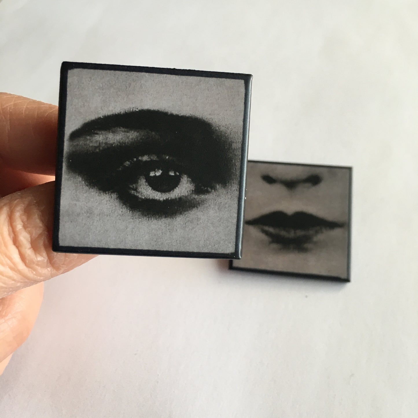 Museum-Inspired Sustainable Brooches Bauhaus Detail Brooch Set Obljewellery