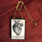 Anatomical heart necklace