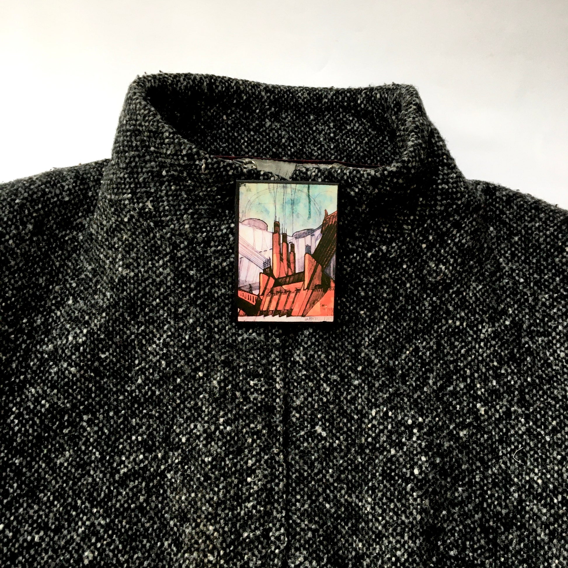 Museum-Inspired Sustainable Brooches Art brooch, Antonio Sant’Elia Obljewellery