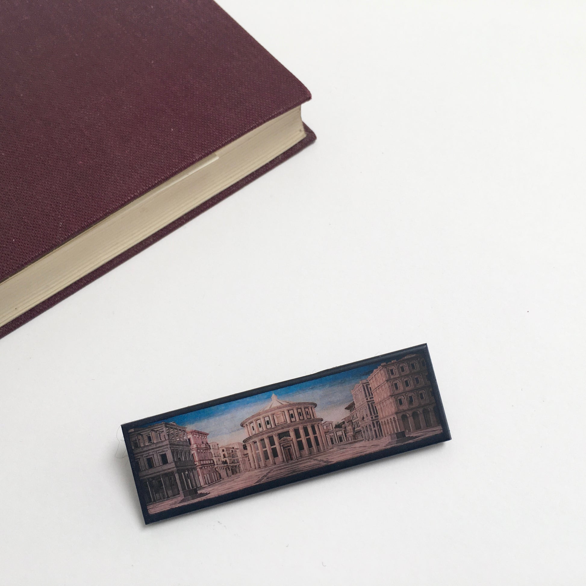Museum-Inspired Sustainable Brooches Urbino prospective, art brooch Obljewellery