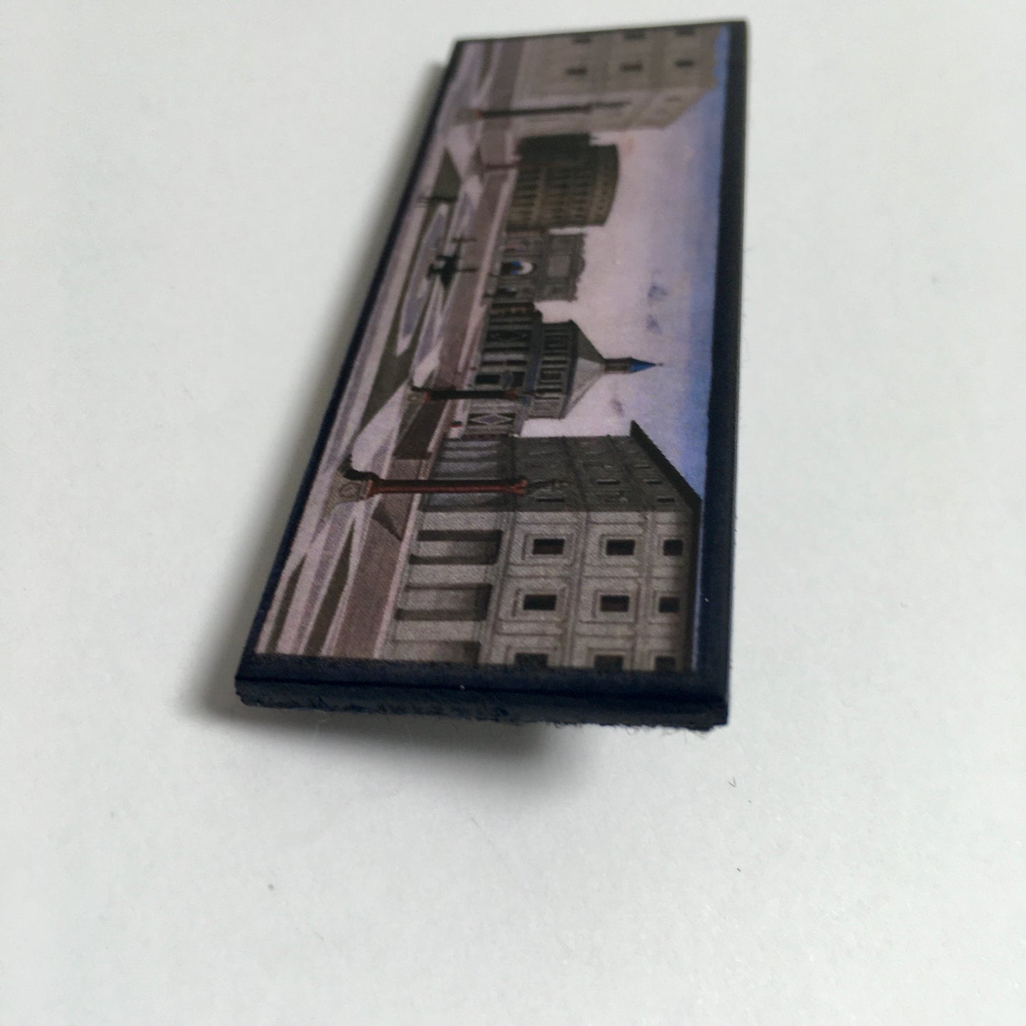 Museum-Inspired Sustainable Brooches The Ideal City, sustainable artsy brooch Obljewellery