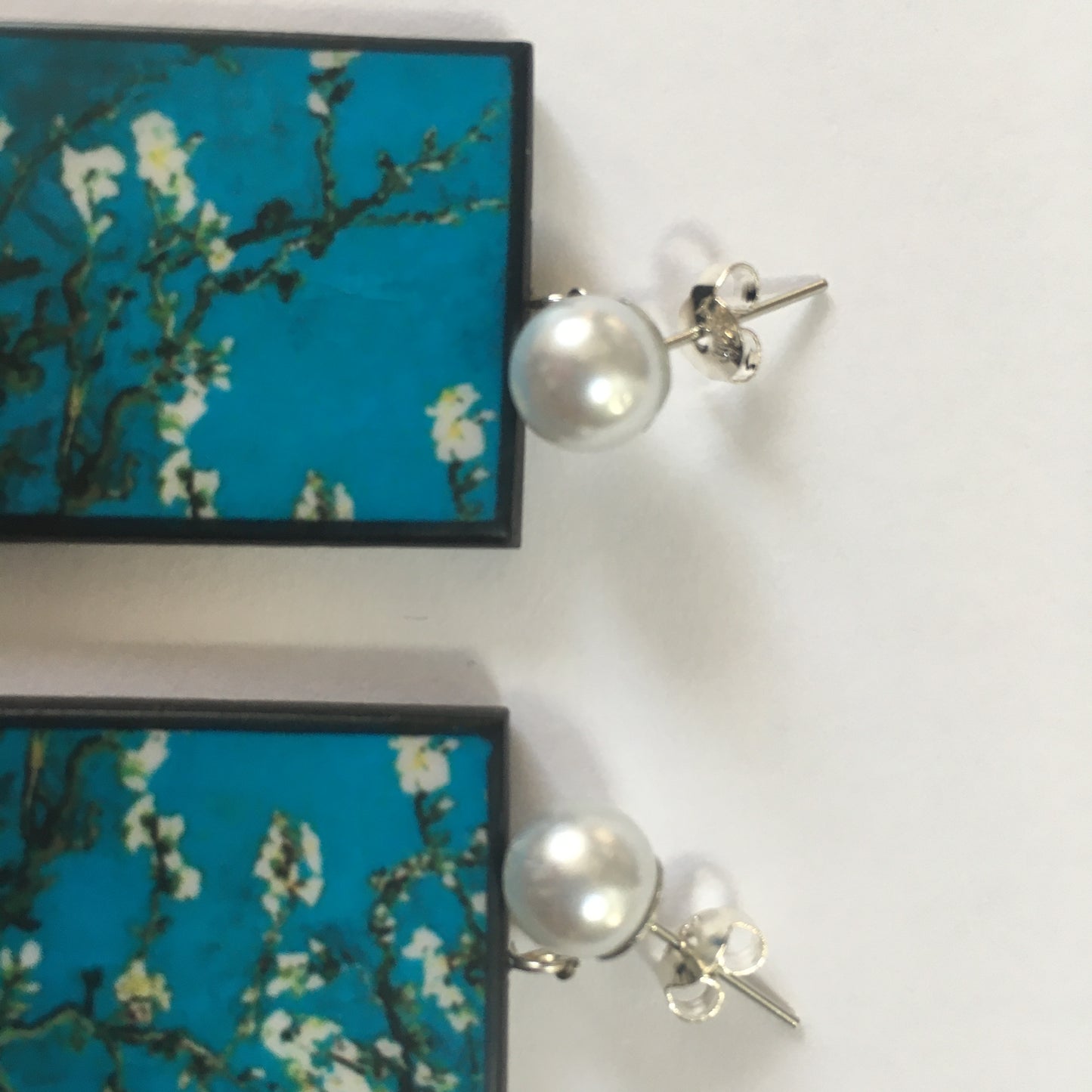Museum-Inspired Sustainable Earrings Vincent Van Gogh earrings Obljewellery
