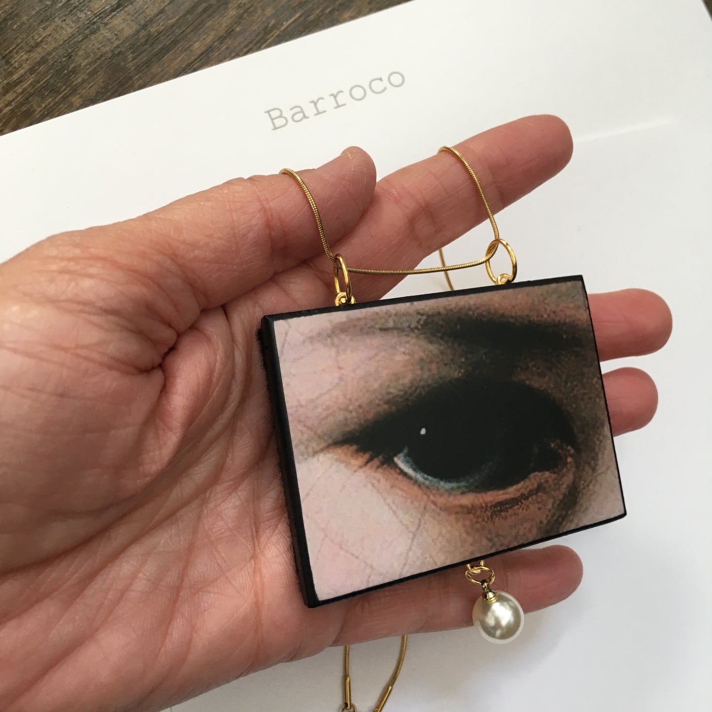 Museum-Inspired Sustainable Jewellery Sets Baroque art jewellery set Obljewellery